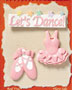 S1109 - Let's Dance Ballet - Flat Backed Resin Scrapbook Embellishment Set