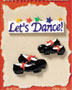 S1110 - Let's Dance Tap - Flat Backed Resin Scrapbook Embellishment Set