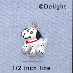 7273 - Dog - Dalmatian Red  - Resin Charm