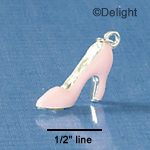 C1847+ - Pump Shoe - Pink - Silver Charm