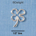 C1835+ - Shamrock Open - No Ring - Silver Charm